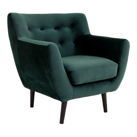 Fauteuil Monte House Nordic Groen LxBxH 86x82x65 Polyester Nnb