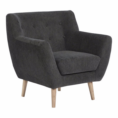 Fauteuil Monte House Nordic Antraciet Stof Nnb