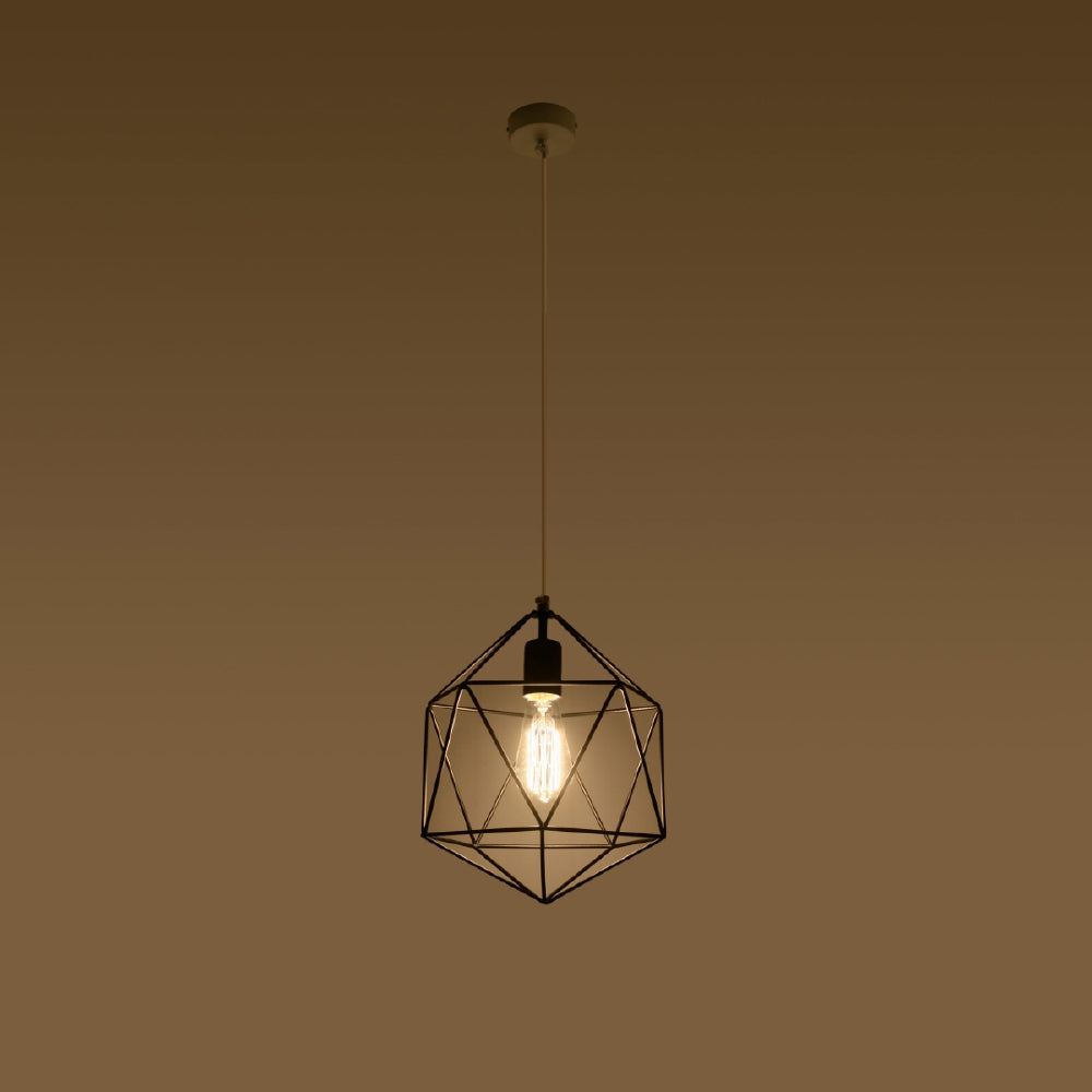 Hanglamp Gaspare Sollux Zwart LxBxH 33x33x33 Metaal Nnb