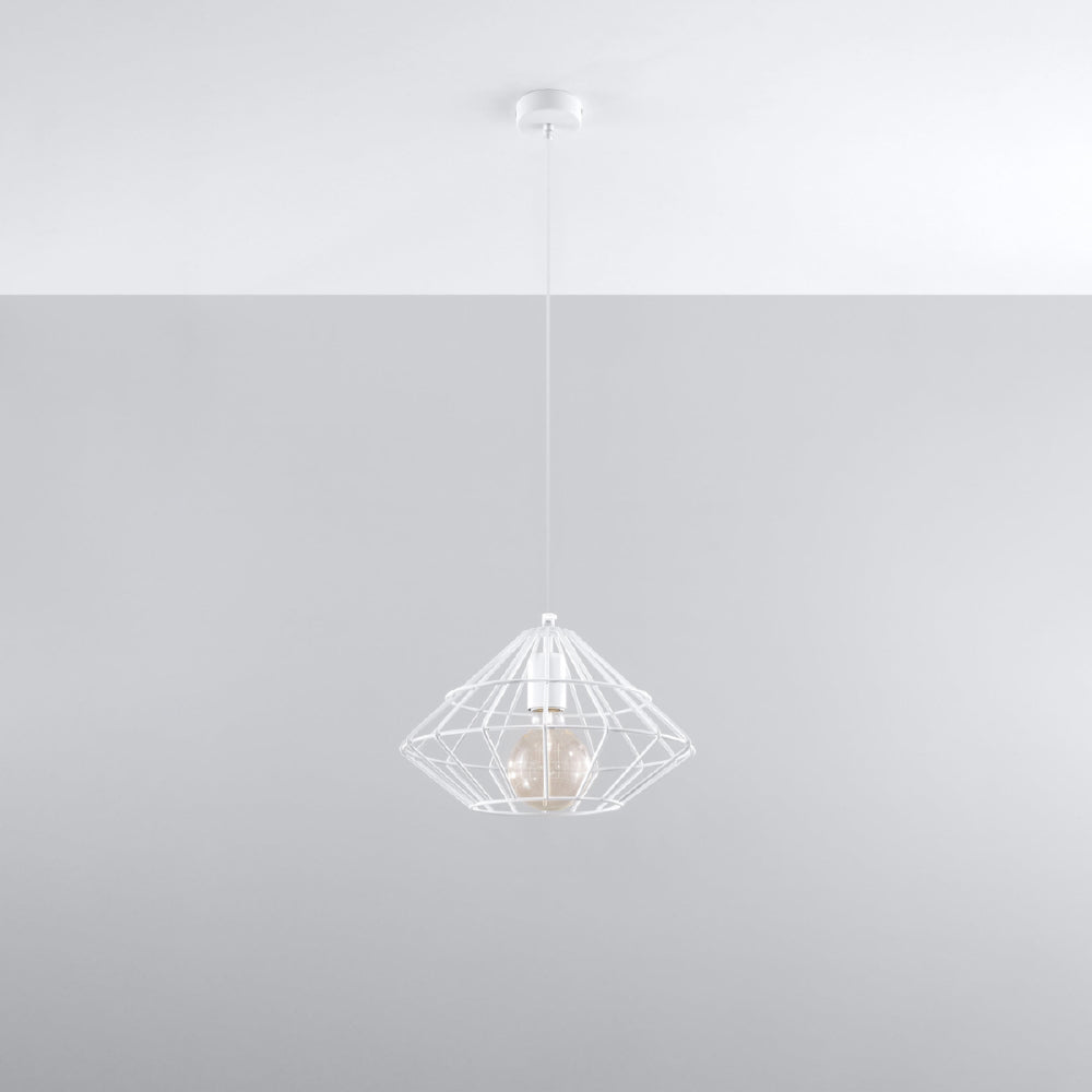 Hanglamp Umberto Sollux Wit LxBxH 33x33x33 Metaal Nnb
