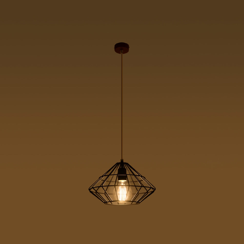 Hanglamp Umberto Sollux Zwart LxBxH 33x33x33 Metaal Nnb