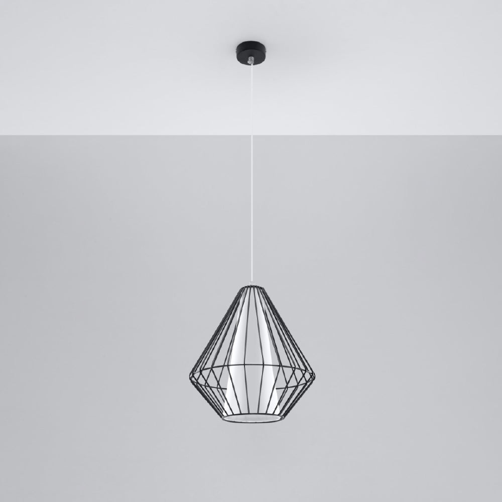 Hanglamp Demi Sollux Zwart LxBxH 33x33x33 Metaal Nnb