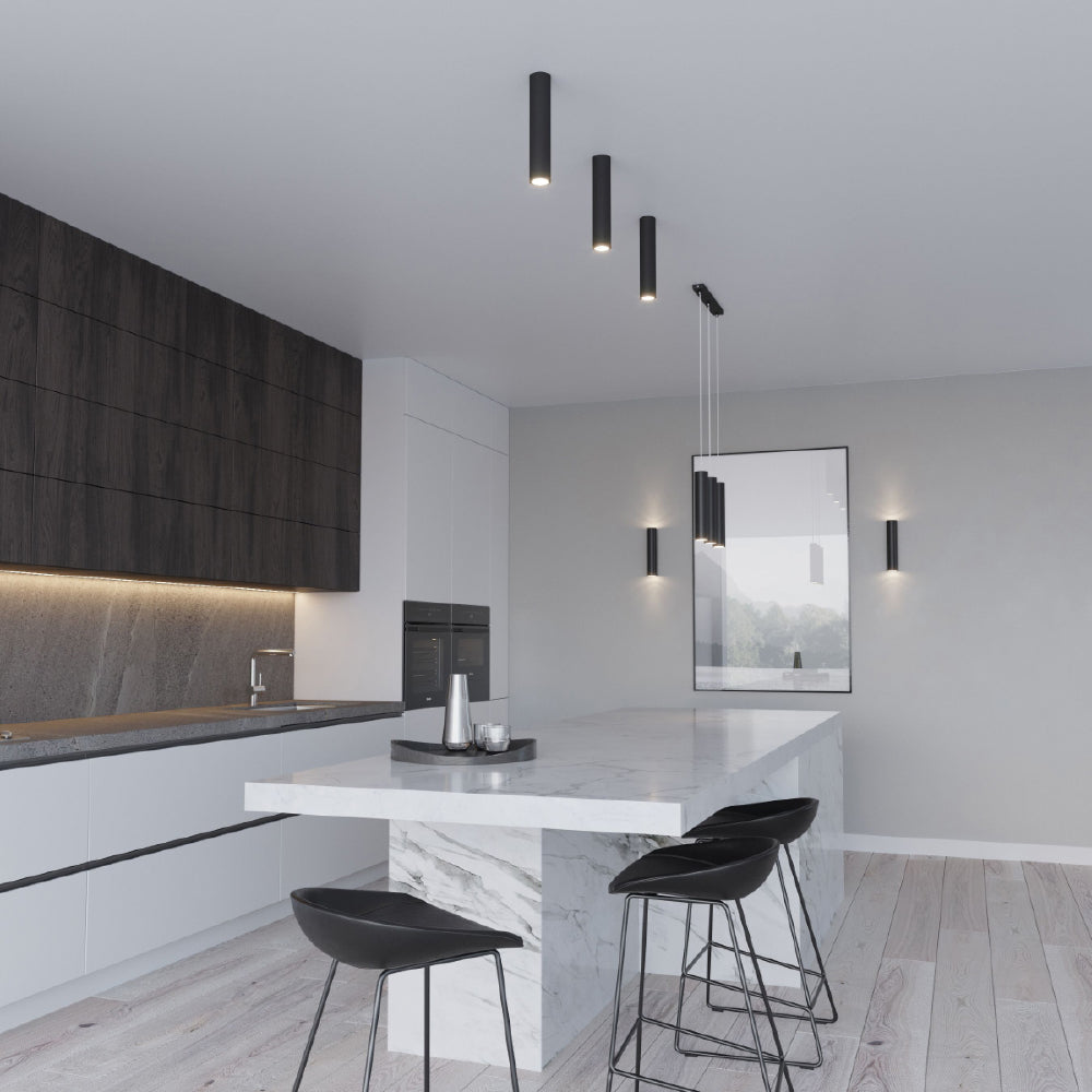 Wandlamp Lagos Sollux Zwart LxBxH 14x14x31 Metaal Nnb