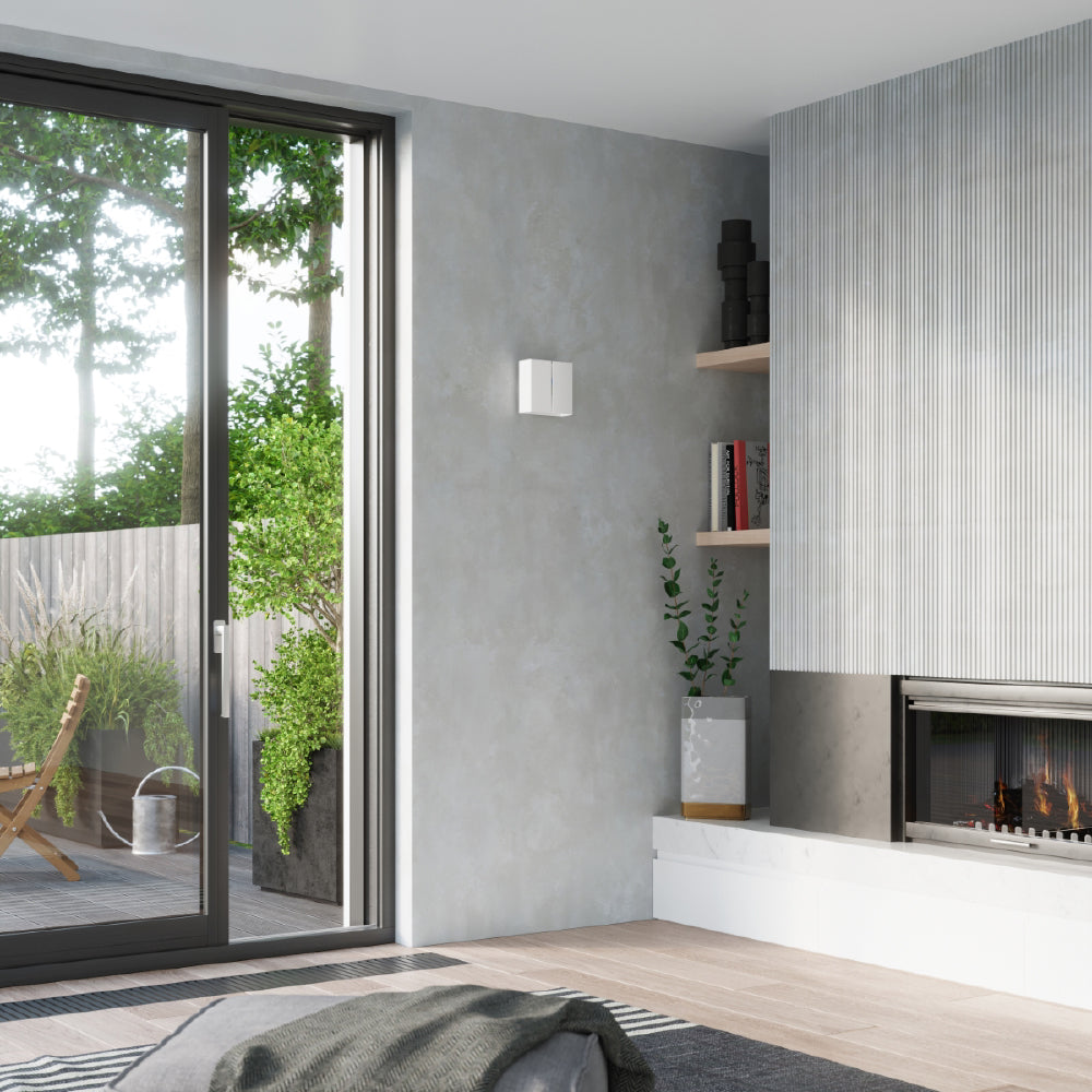 Wandlamp Linea Sollux Wit LxBxH 26x26x15 Metaal Nnb