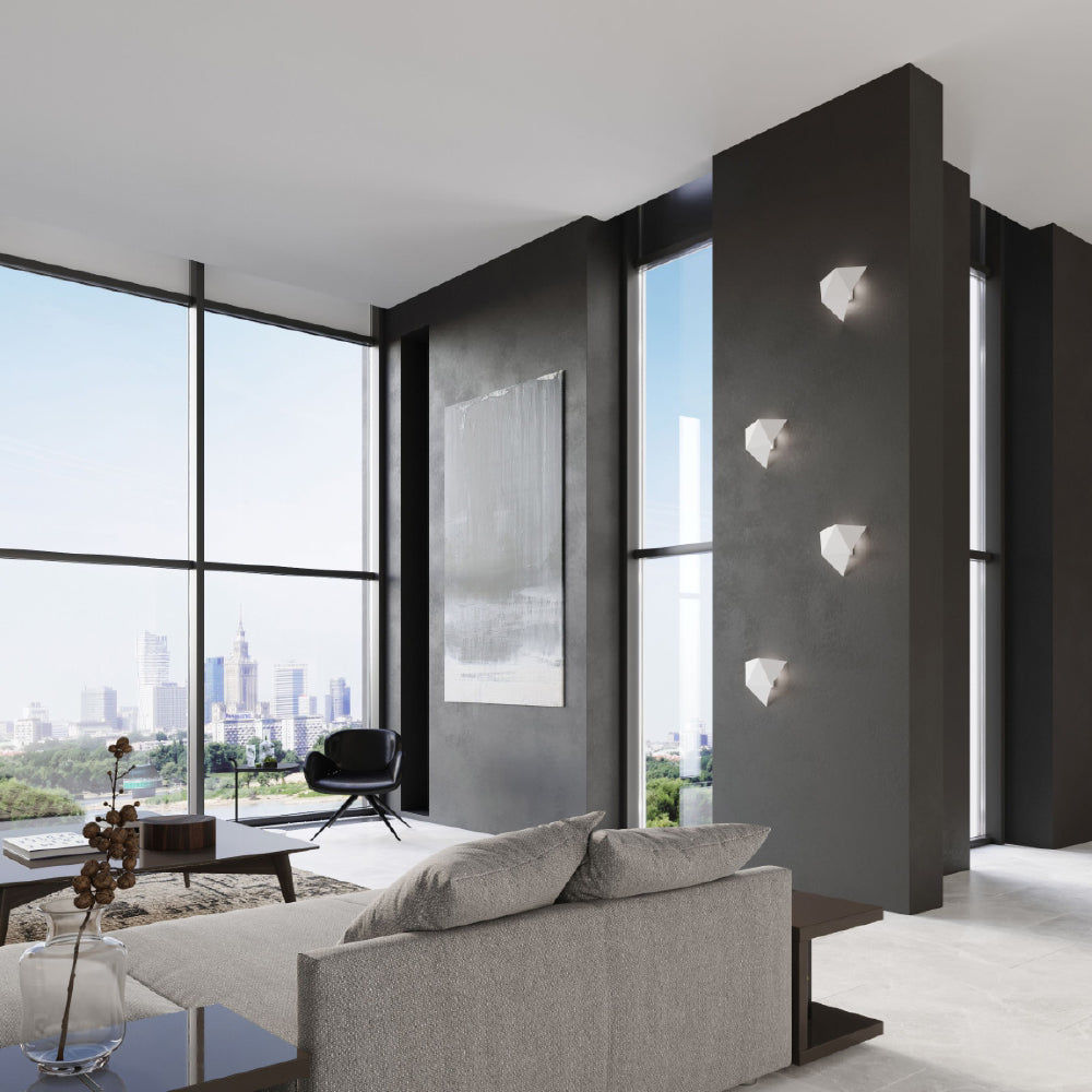 Wandlamp Solido Sollux Wit LxBxH 26x26x15 Metaal Nnb