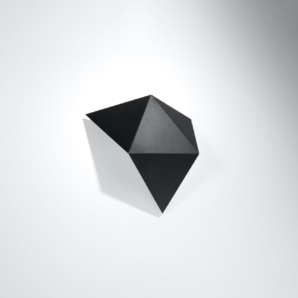 Wandlamp Solido Sollux Zwart LxBxH 26x26x15 Metaal Nnb