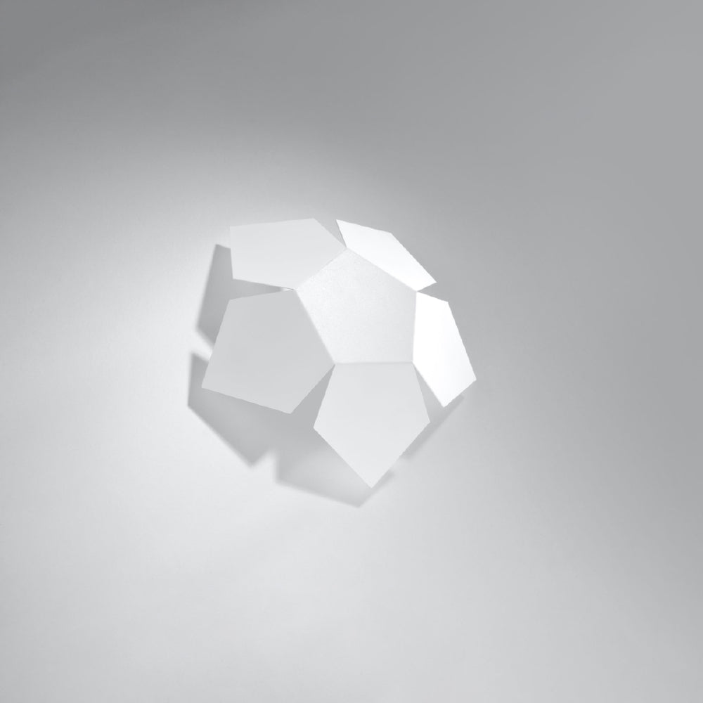 Wandlamp Penta Sollux Wit LxBxH 26x26x15 Metaal Nnb