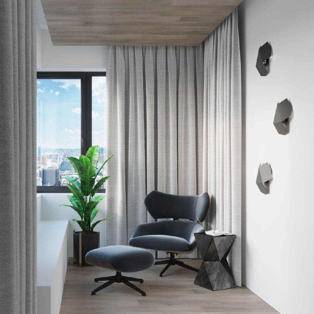 Wandlamp Tre Sollux Zwart LxBxH 26x26x15 Metaal Nnb