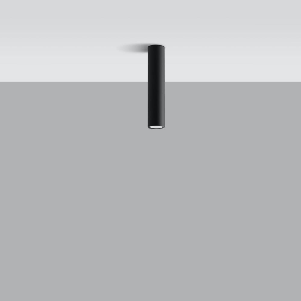 Plafondlamp Lagos Sollux Zwart LxBxH 31x17x12 Metaal Nnb