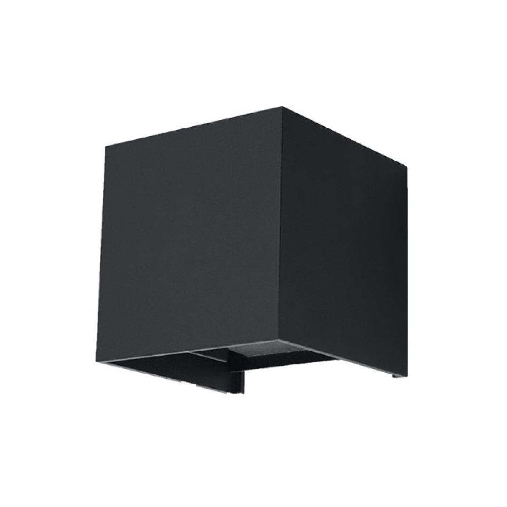 Wandlamp Luca Sollux Zwart LxBxH 11x11x11 Aluminium Nnb
