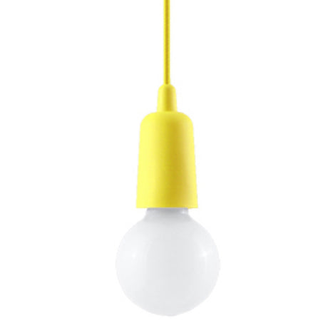 Hanglamp Diego Sollux Geel LxBxH 13x13x13 PVC Nnb