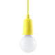 Hanglamp Diego Sollux Geel LxBxH 13x13x13 PVC Nnb
