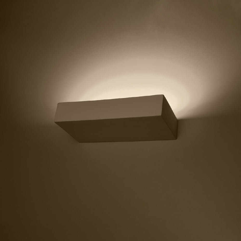 Wandlamp Taugan Sollux Wit LxBxH 40x20x16 Keramiek Nnb