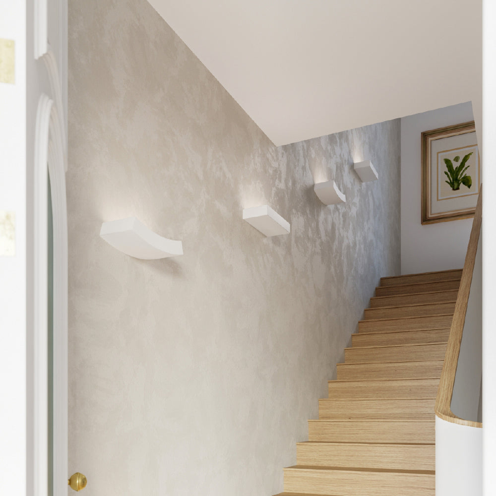 Wandlamp Taugan Sollux Wit LxBxH 40x20x16 Keramiek Nnb