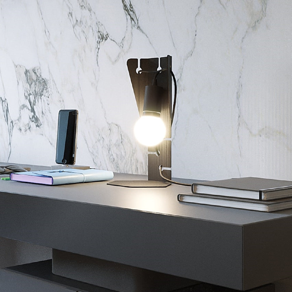 Tafellamp Arby Sollux Zwart Metaal Nnb