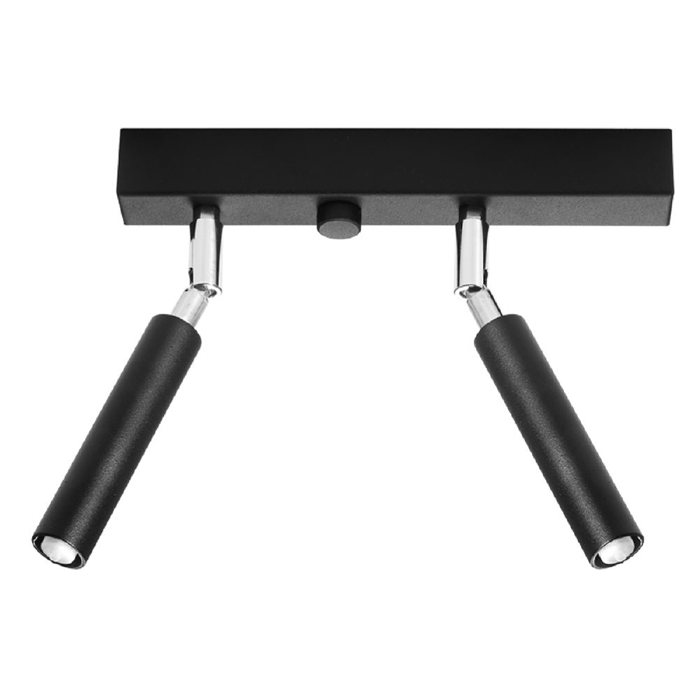 Plafondlamp Eyetech Sollux Zwart Metaal Nnb