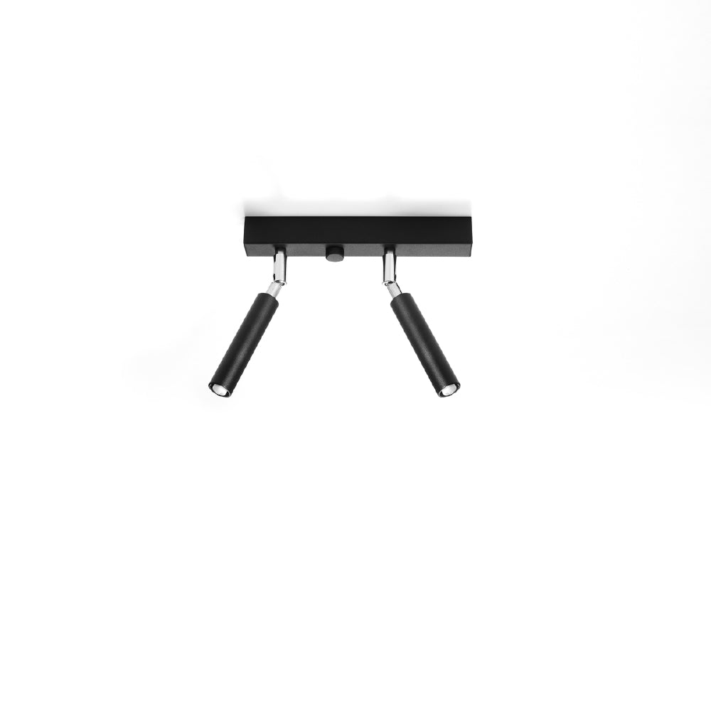 Plafondlamp Eyetech Sollux Zwart Metaal Nnb