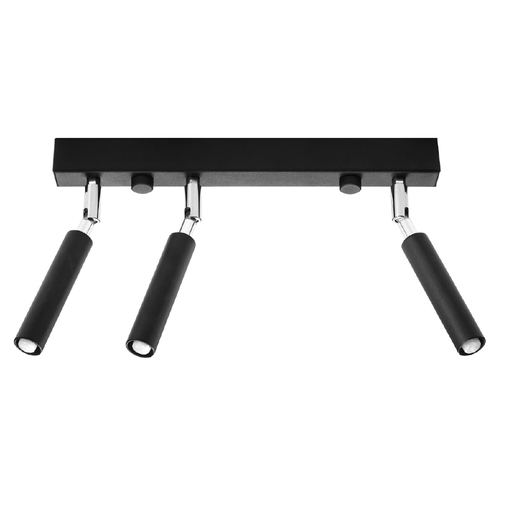 Plafondlamp Eyetech Sollux Zwart Metaal Nnb