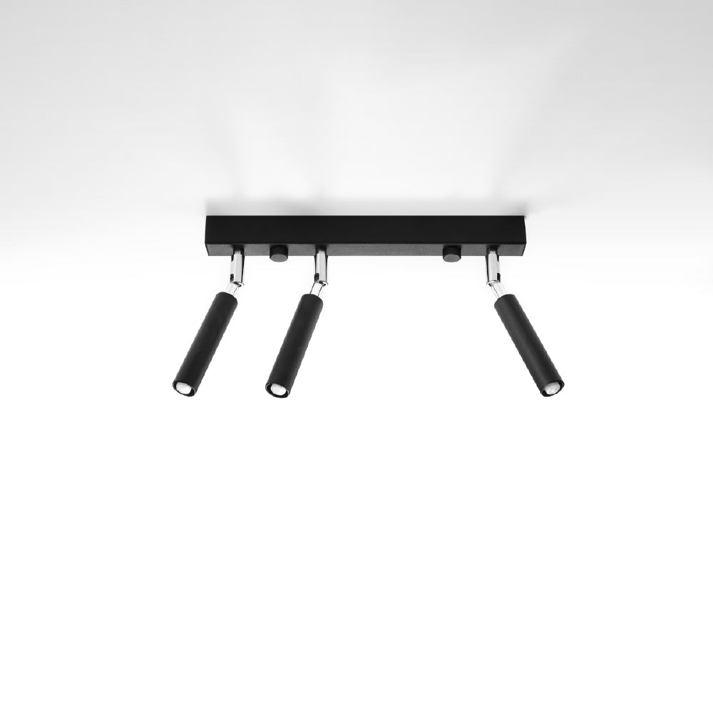 Plafondlamp Eyetech Sollux Zwart Metaal Nnb