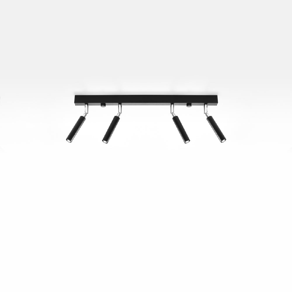 Plafondlamp Eyetech Sollux Zwart Metaal Nnb