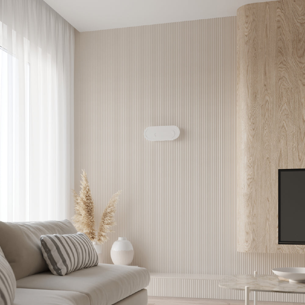 Wandlamp Saccon Sollux Wit LxBxH 47x17x13 Metaal, PVC Nnb