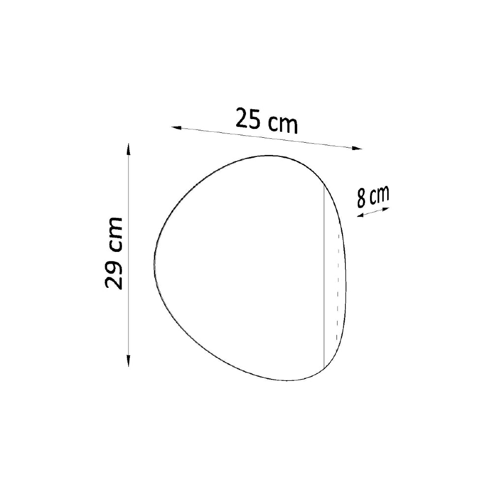 Wandlamp Senses Sollux Wit LxBxH 27x10x31 Metaal Nnb