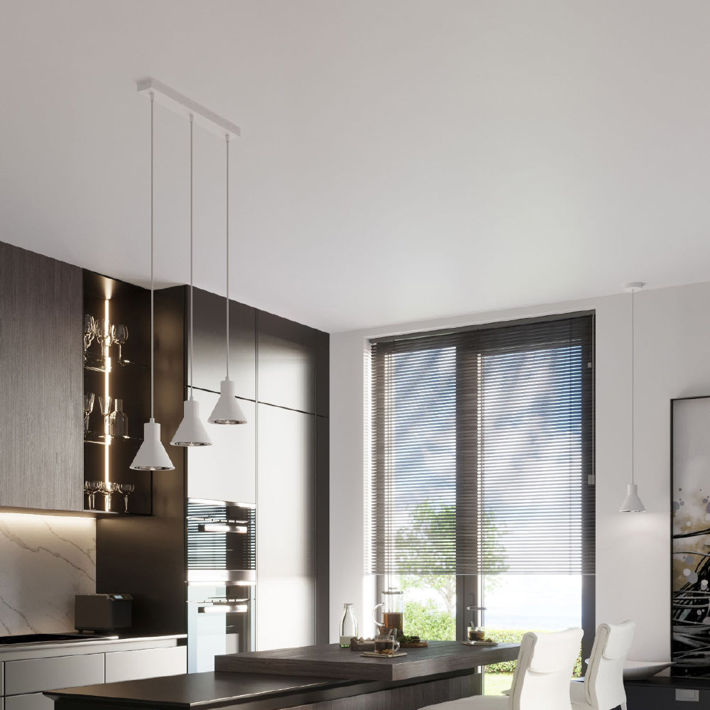 Hanglamp Tazila Sollux Wit LxBxH 51x21x21 Metaal Nnb