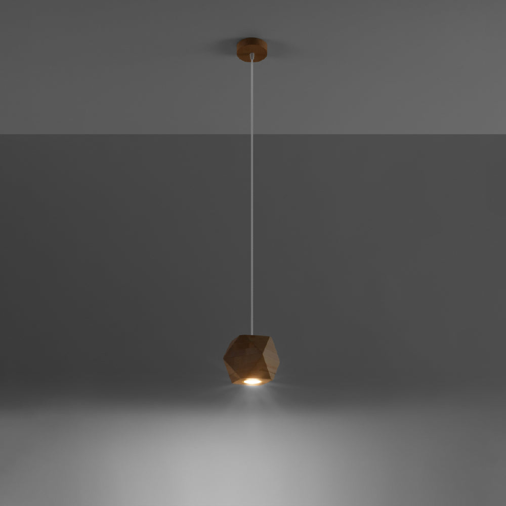 Hanglamp Woody Sollux Naturel Hout Nnb