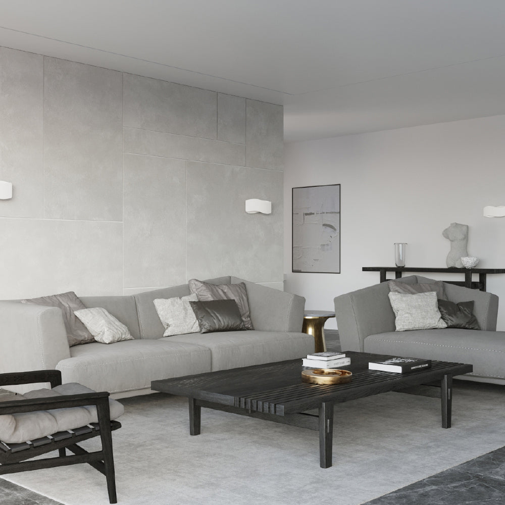 Wandlamp Tila Sollux Wit LxBxH 47x18x13 Metaal Nnb