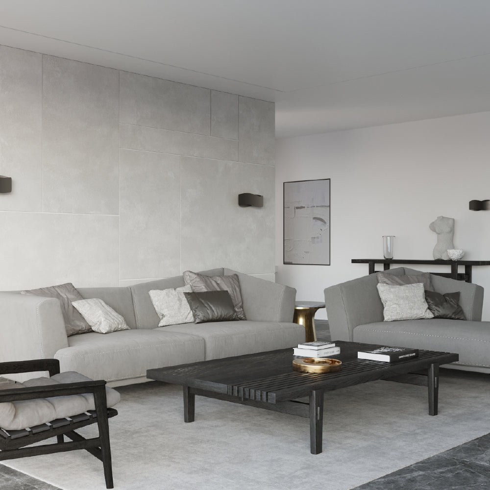 Wandlamp Tila Sollux Zwart LxBxH 32x15x15 Metaal Nnb