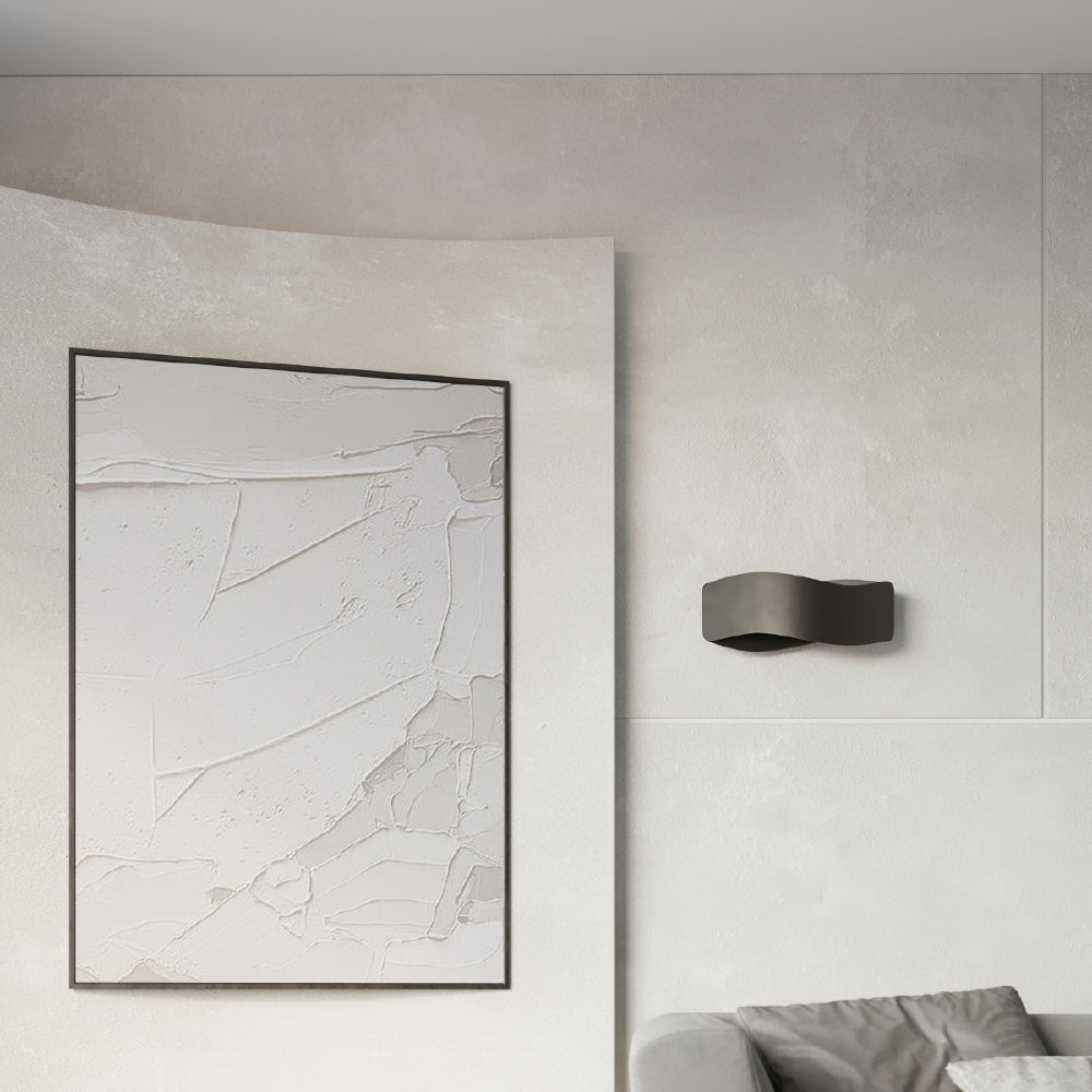 Wandlamp Tila Sollux Zwart LxBxH 47x18x13 Metaal Nnb