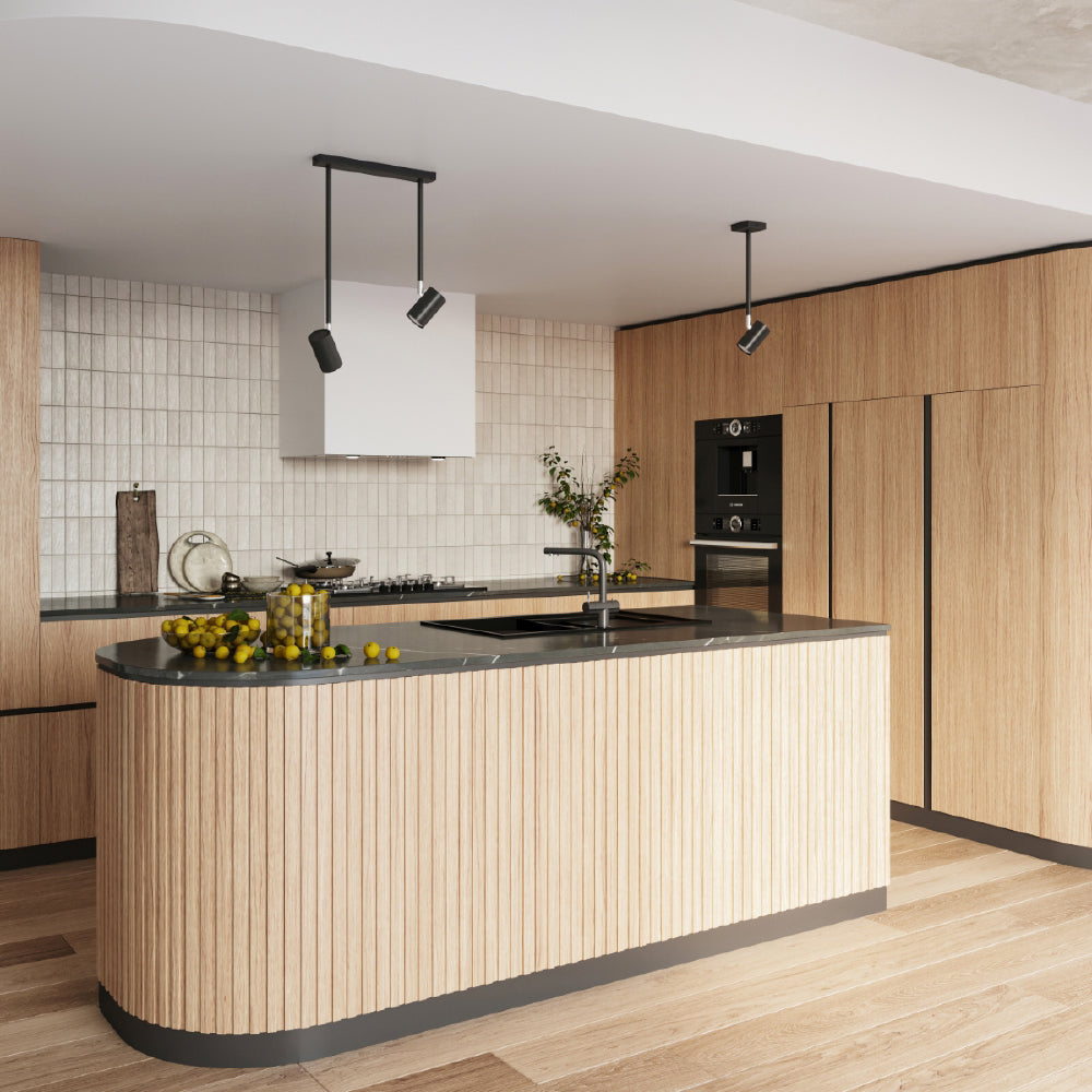 Plafondlamp Norano Sollux Zwart Metaal Nnb