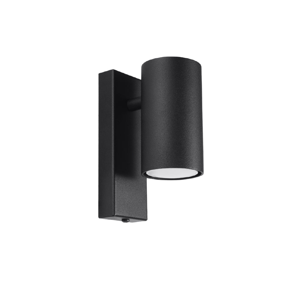 Wandlamp Utti Sollux Zwart LxBxH 11x11x18 Metaal Nnb