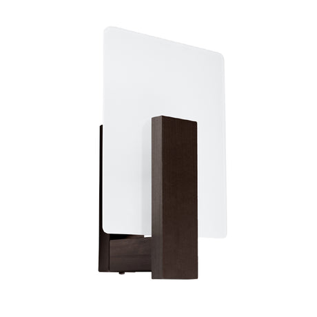 Wandlamp Lappo Sollux wenge Hout, Glas Nnb