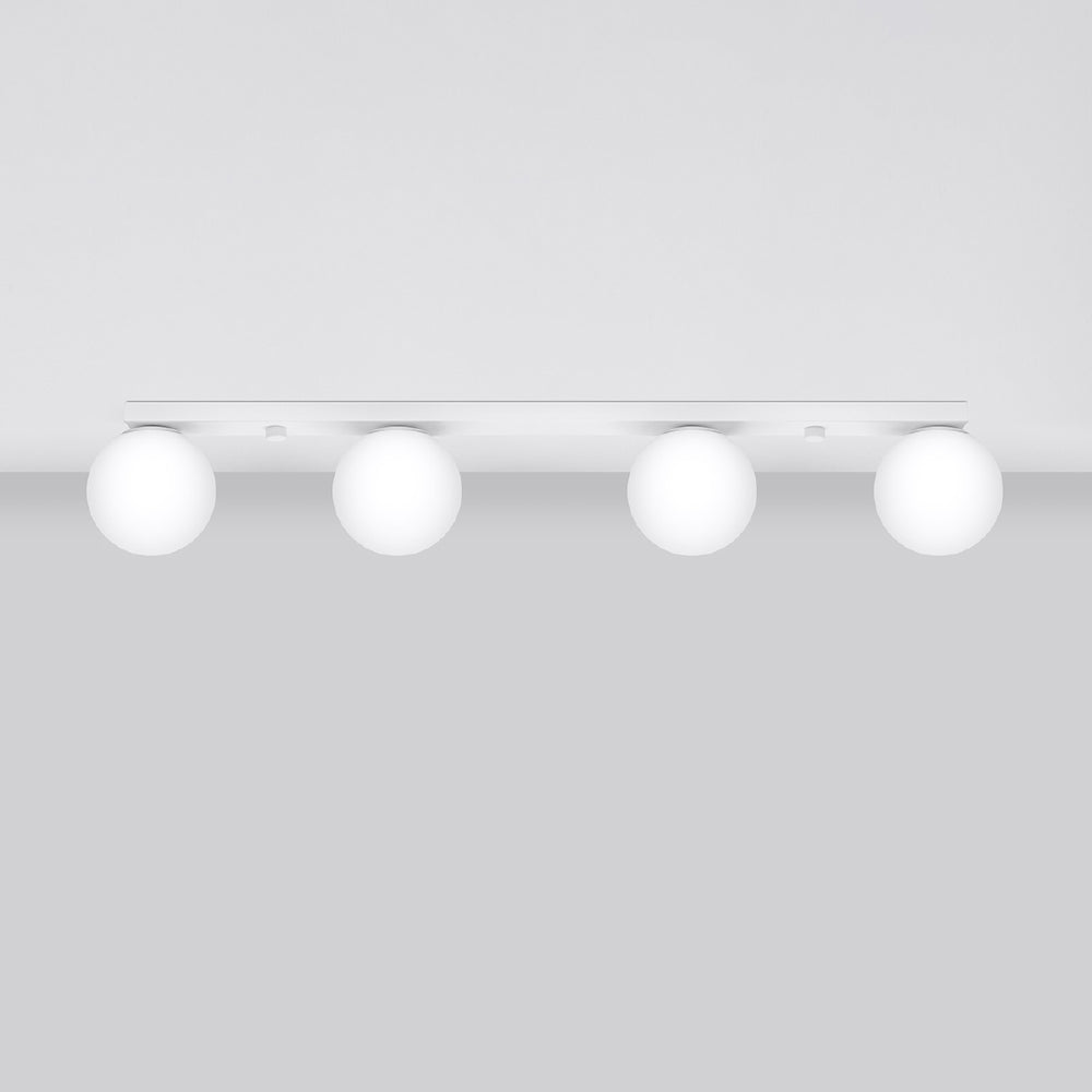 Plafondlamp Yoli Sollux Wit LxBxH 16x20x83 Metaal,Glas Nnb