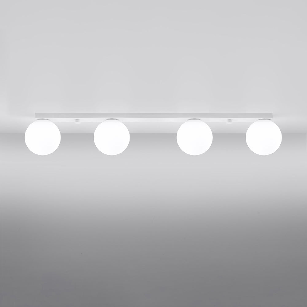 Plafondlamp Yoli Sollux Wit LxBxH 16x20x83 Metaal,Glas Nnb