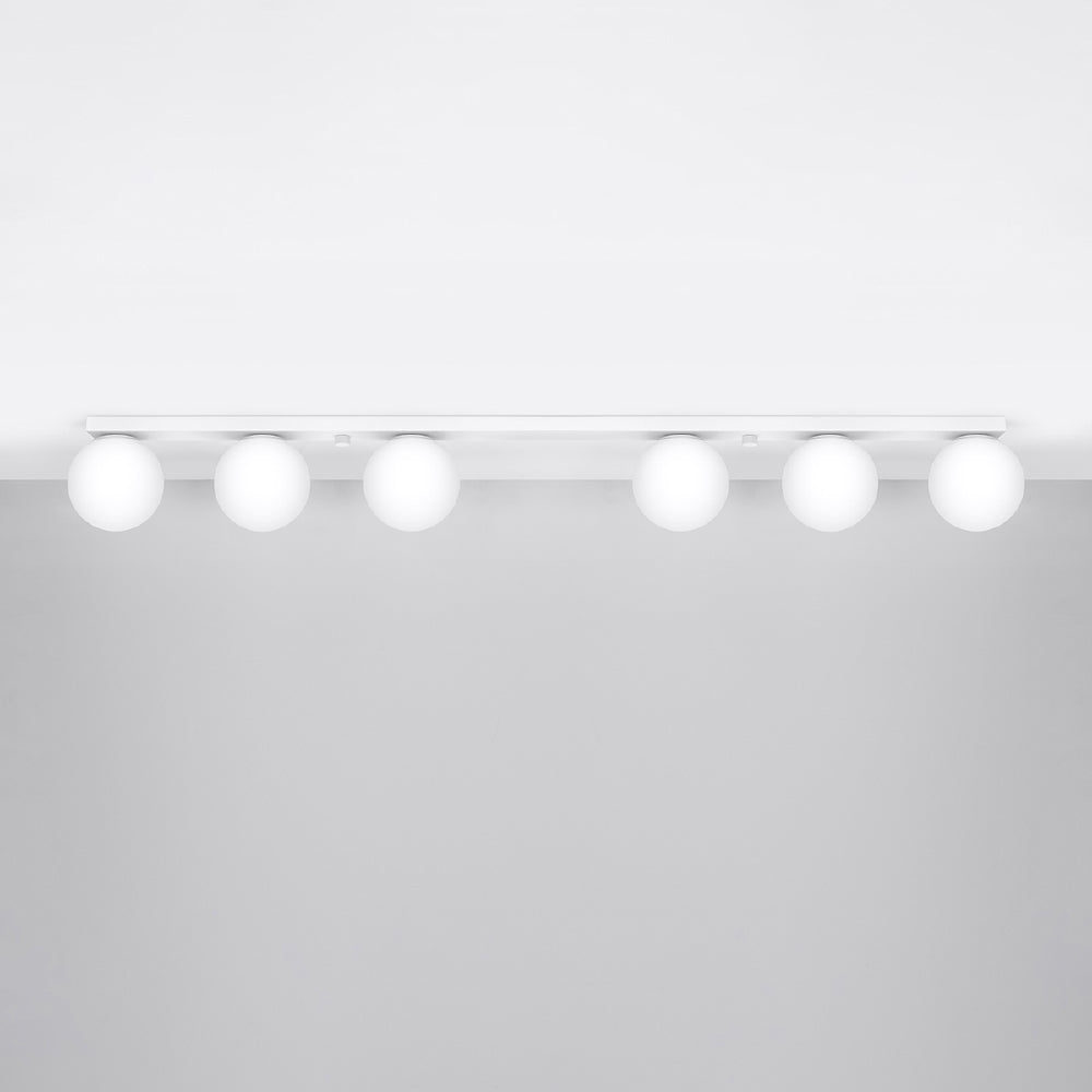 Plafondlamp Yoli Sollux Wit LxBxH 16x20x122 Metaal,Glas Nnb