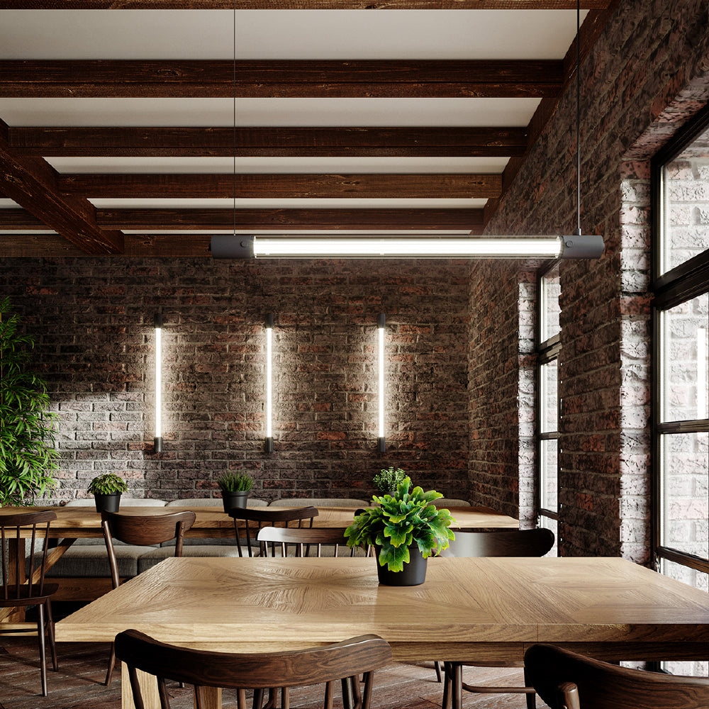 Wandlamp Valo Thoro Zwart LxBxH 118x11x11 Metaal Nnb