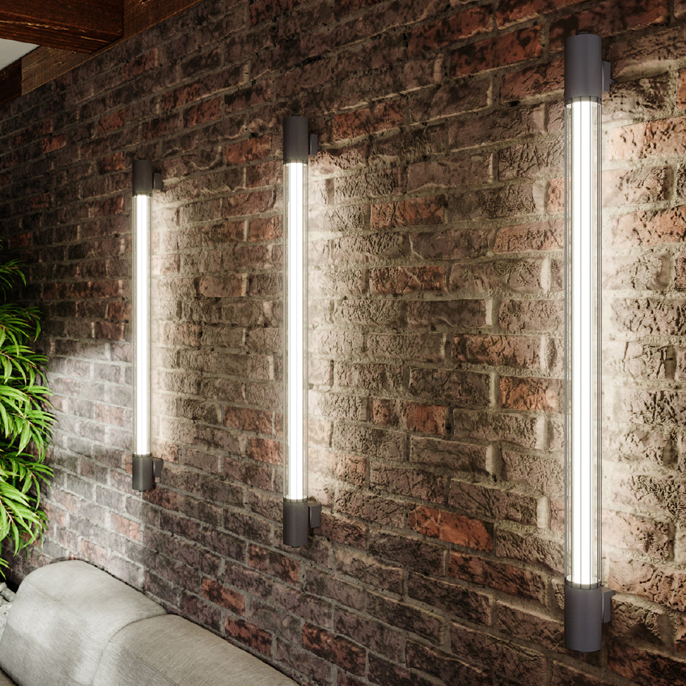 Wandlamp Valo Thoro Zwart LxBxH 118x11x11 Metaal Nnb