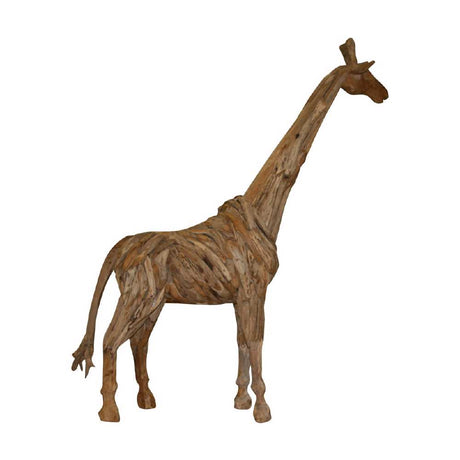 Beeldje Giraffe Dijk Natural Collections Natuurlijk Hout Nnb