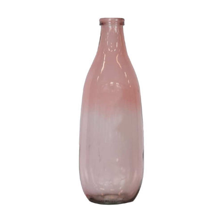 Pot en vaas Bottle recycled glass Dijk Natural Collections Roze Gerecycled glas Nnb