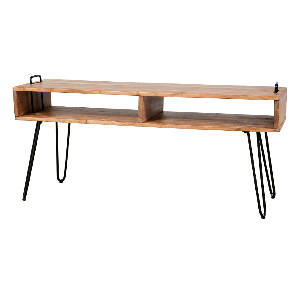 TV Meubel Abner chiQago Massief acacia naturel LxBxH 115x41x20 Acaciahout Nnb