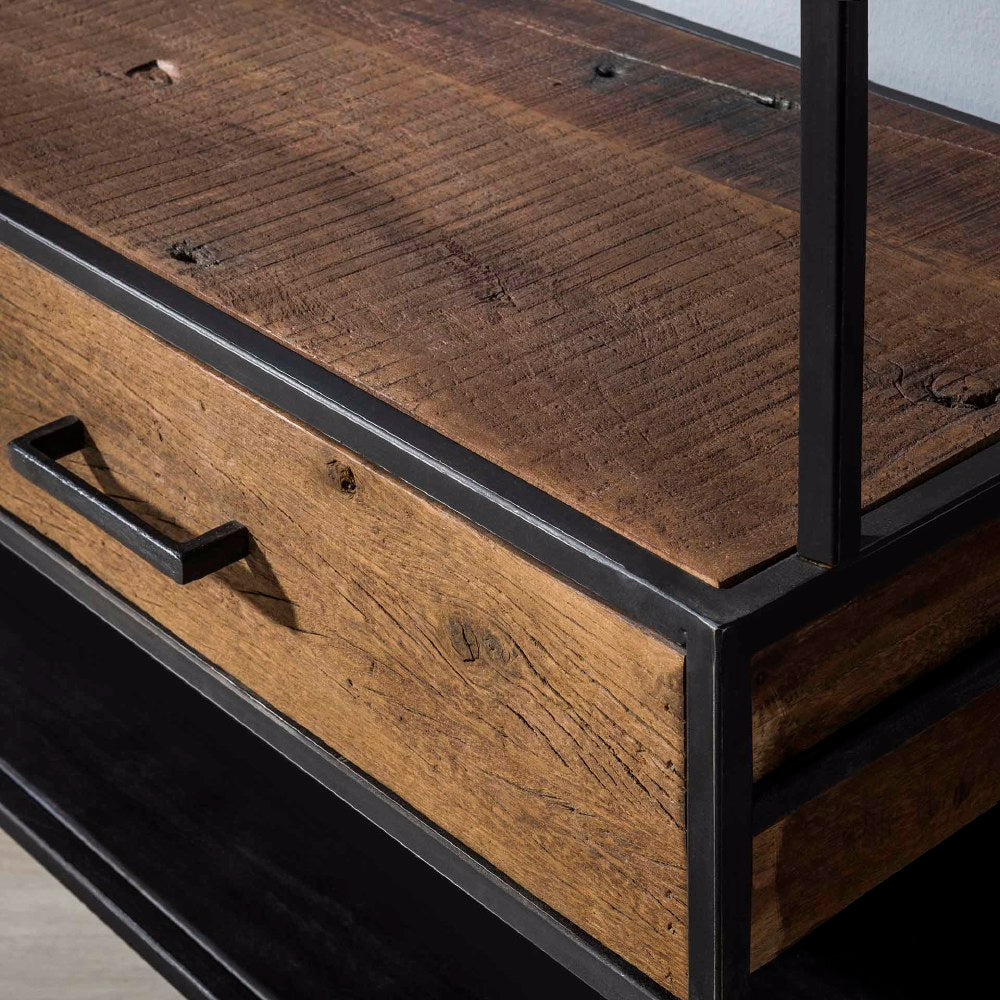 Kapstok Alvin chiQago Robuust hardhout LxBxH 126x86x40 Hardhout Nnb