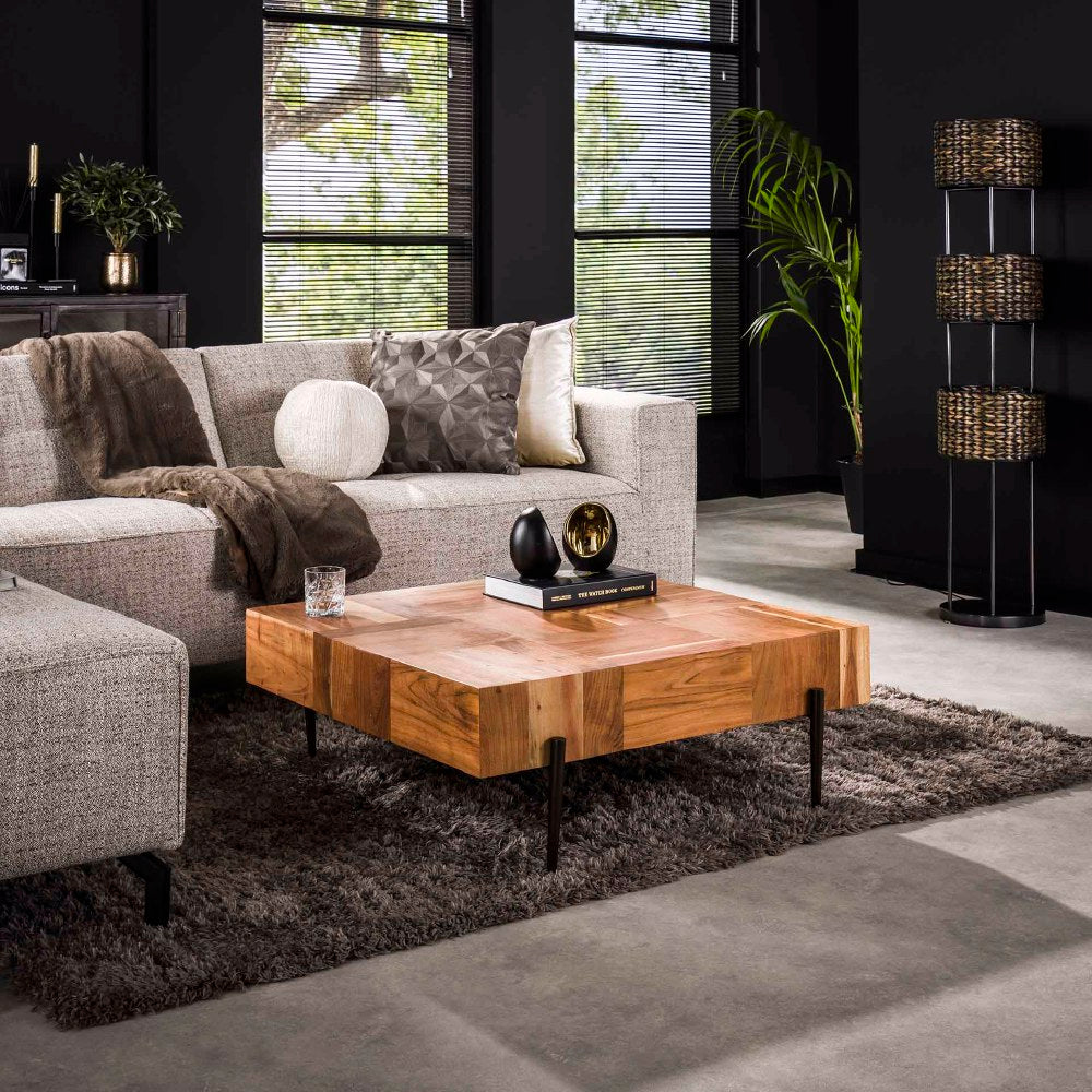 Salontafel Gunner chiQago Massief acacia naturel Acaciahout Nnb