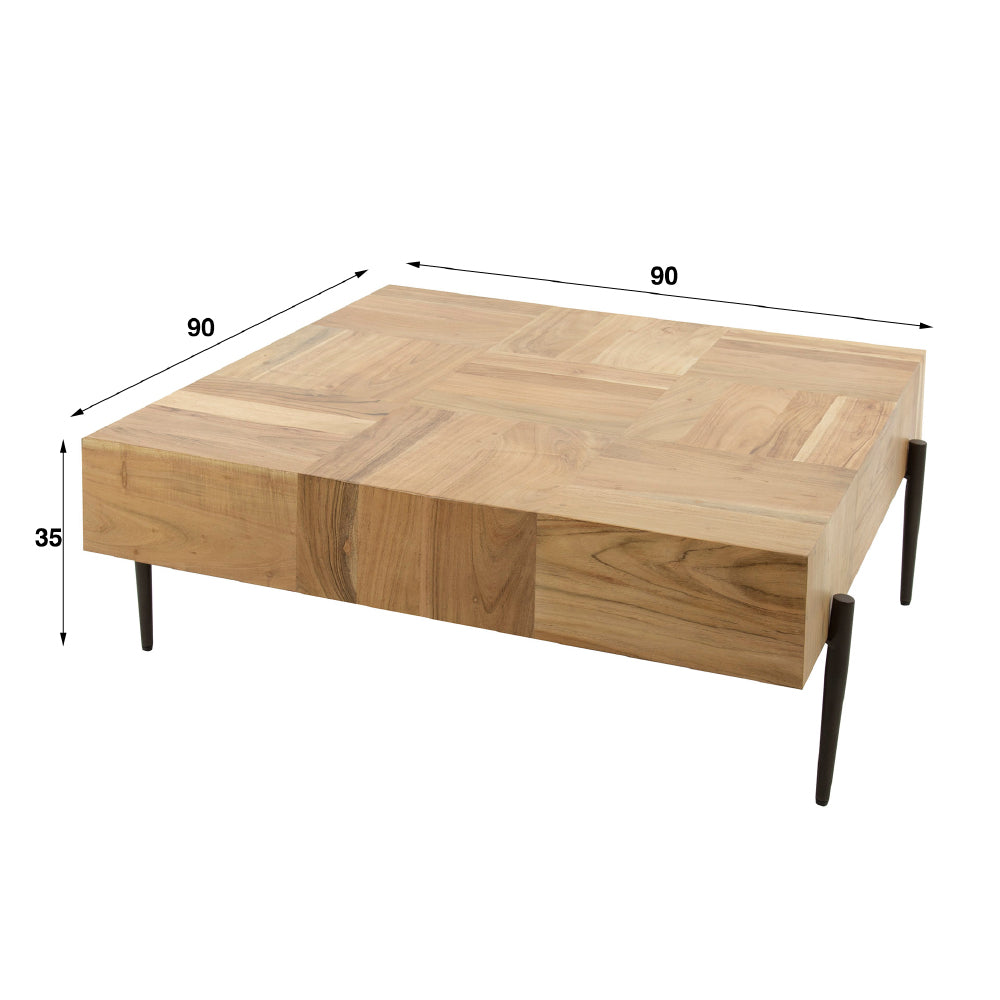 Salontafel Gunner chiQago Massief acacia naturel Acaciahout Nnb