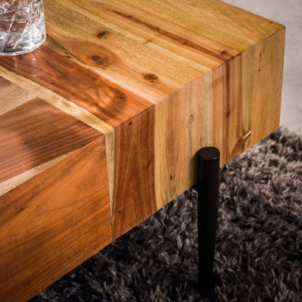 Salontafel Gunner chiQago Massief acacia naturel Acaciahout Nnb