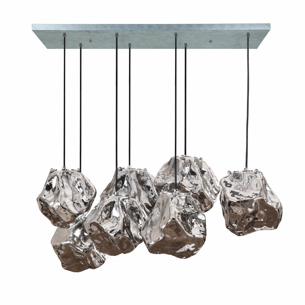 Hanglamp Holden chiQago Chromed glas LxBxH 104x55x36 Chromed glas Nnb