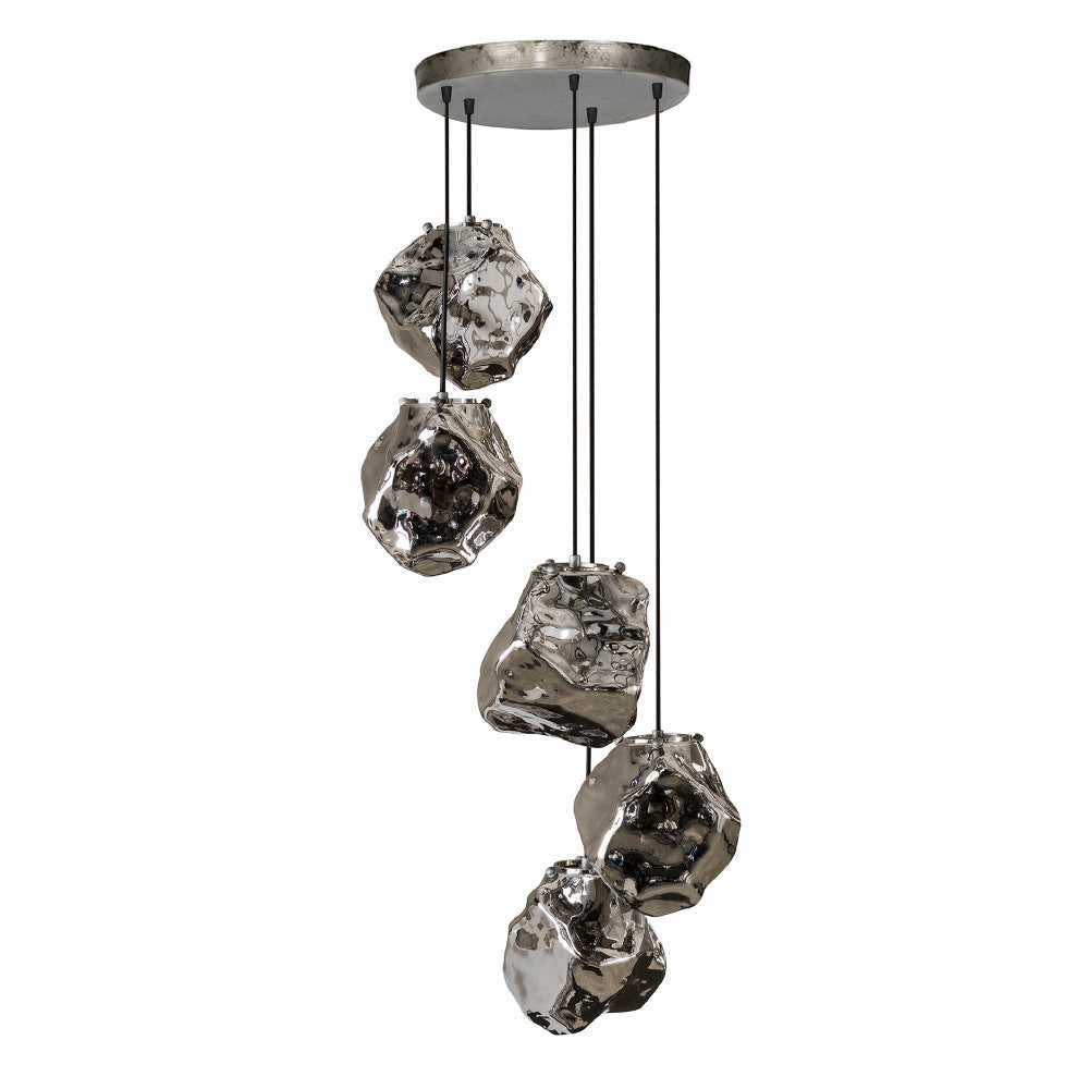 Hanglamp Holden chiQago Chromed glas LxBxH 79x55x36 Chromed glas Nnb