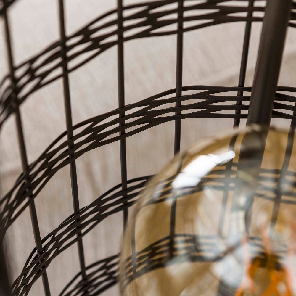 Vloerlamp Thurston chiQago Zwart nikkel LxBxH 172x35x35 Zwart nikkel Nnb