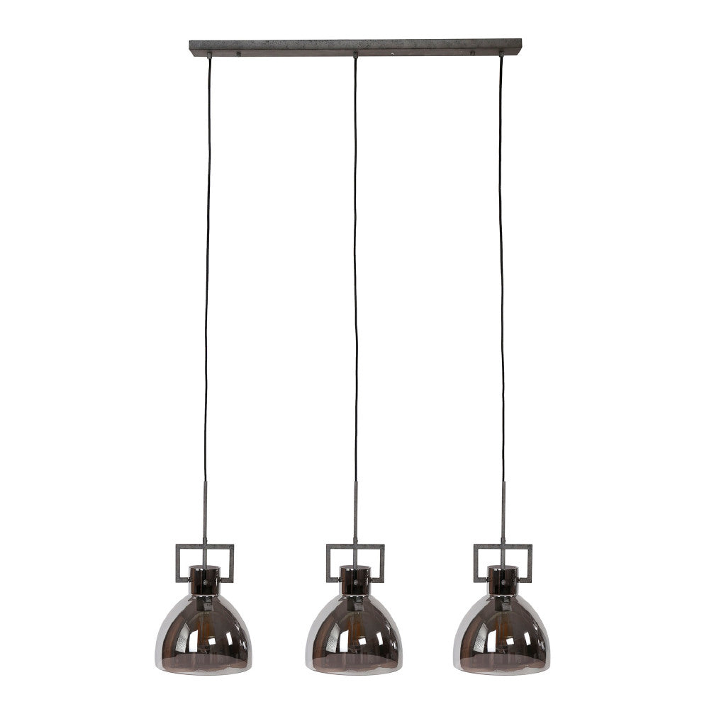 Hanglamp Orson chiQago Oud zilver LxBxH 98x47x34 Oud zilver Nnb
